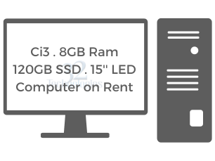Core i3 . 3rd Gen .  8GB Ram . 120GB SSD .  15" LED